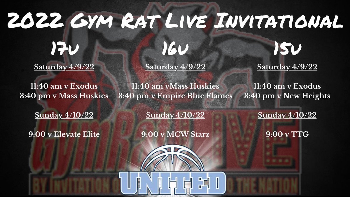 United NJ AAU tweet media