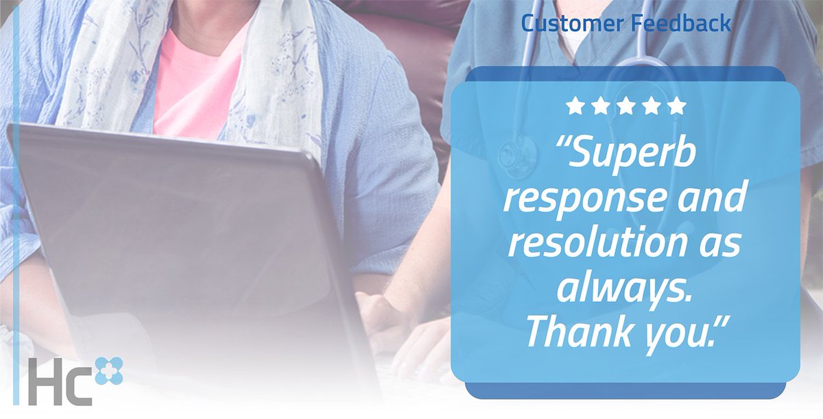 HCC_News's tweet photo. #CustomerFeedback #HappyClients  #testimonial #NHSsupport #NHSprovider #NHSIT #primarycare #healthcare https://t.co/GS8rCnuihK