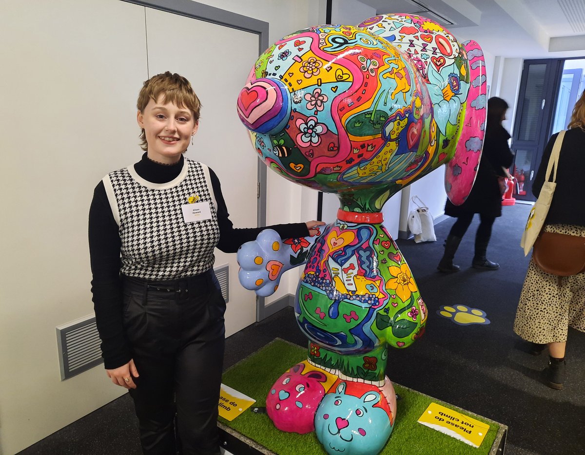 USWcomms's tweet photo. Illustration students @UniSouthWales @USWCreative have designed some of the amazing Snoopy sculptures for @ADogsTrail which launches today in Cardiff, Caerphilly and Porthcawl! @DogsTrust 
https://t.co/AUBfoZSTxD https://t.co/97B1eQuCwo