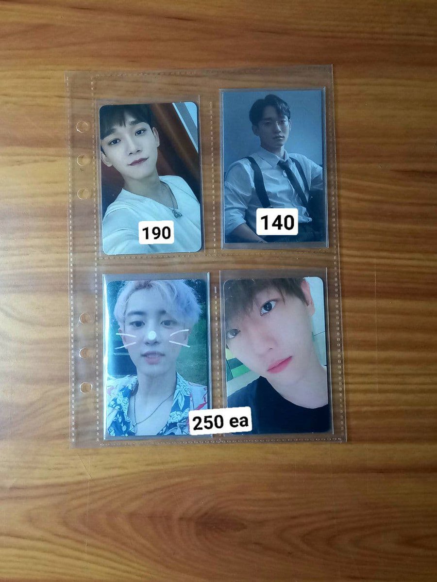 205haul's tweet photo. [ wts lfb ph pc ]
(helping a friend) 

random exo pcs !
can also buy this as a set for 900 and get a free random exo official merch

reply mine or dm me to claim
mop: gcash
payo or 2 days reservation
mod: ggx, sco

baekhyun chanyeol chen the war delight april and a flower sg 2020 https://t.co/Tr6DZ6ypqa