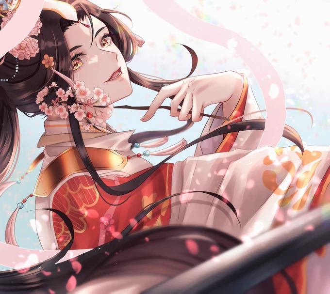 #TGCF #天官賜福 
描いてみたかった仙楽太子🌸 