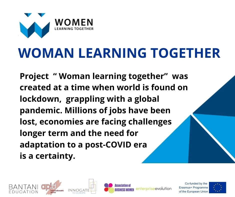 WomenLearningT1's tweet photo. At @WomenLearning1, we support women to find new ideas and to make the most of new opportunities arising from challenging conditions including job loss due to the COVID-19 pandemic. #WLT @BantaniEdu @AssociationofB1 @Innogate2Europe @EnterpriseEv @ApidTorino https://t.co/RI6wh6e7xy
