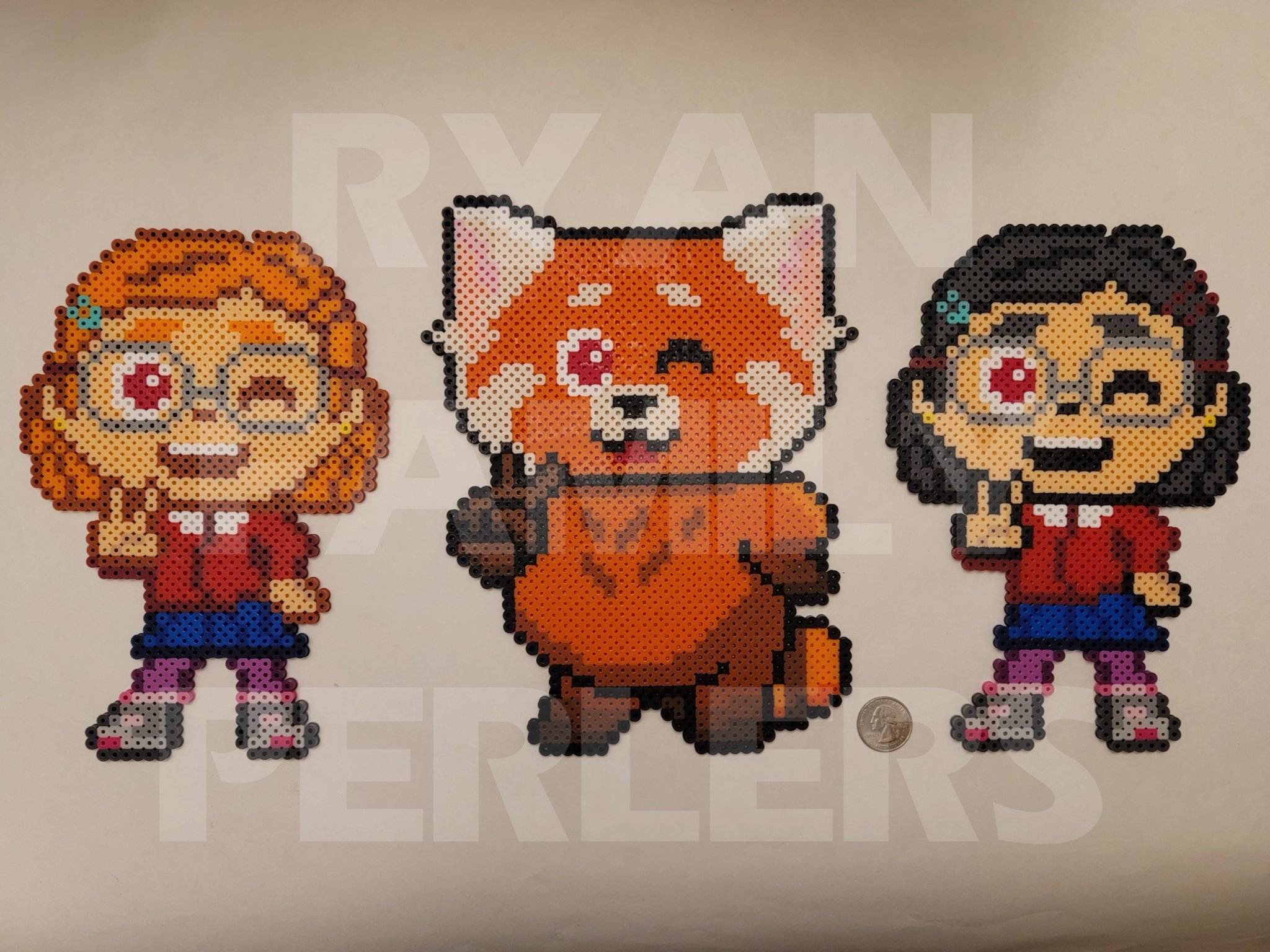 Ryan Family Perlers on X: Today we have these adorable perlers of Mei from  the Disney & Pixar film Turning Red. Based off pixel art created by the  amazing @Axel_Speed_. Original art