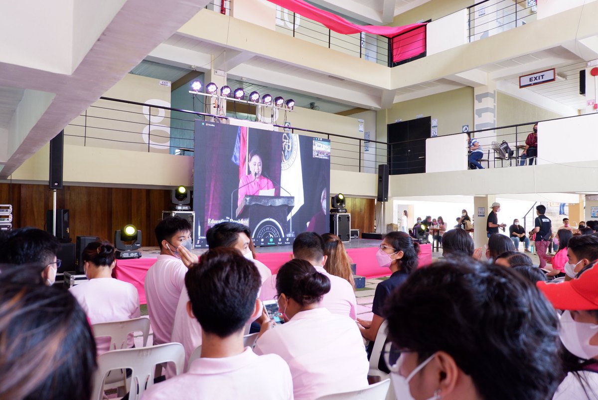 KabataanPL_NE's tweet photo. TINGNAN: Nakiisa ang Kabataan Partylist Nueva Ecija sa #betterPH, A Student Leaders' Assembly ngayong araw sa PHINMA Araullo University sa Cabanatuan City. https://t.co/n92Q8KziJJ