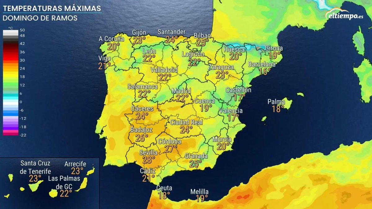 galleryyachts's tweet photo. Que dicen en el telediario que muy buenas temperaturas en el mediterráneo para esta Semana Santa. Aquí tenéis la previsión. Infórmate antes de reservar. #laeradeladesinformacion #yanadanossorprende

https://t.co/5ozF6GhNFr https://t.co/pN8d3IBlBm
