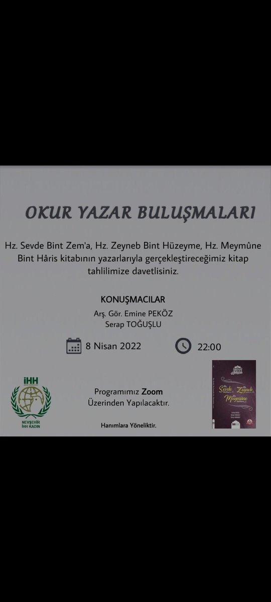 Müsait olanları bekleriz.