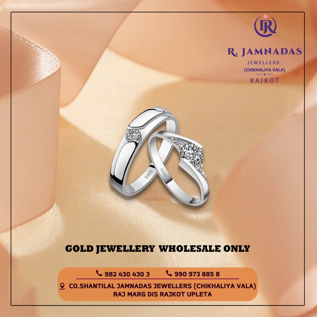 jamnadas_r's tweet photo. #Rjamnadasjewellers #jamnadasjewellers
#jewelleryretailar #wholesaller #rings #ringdesign #ringcollections #weddingjewellery #indianbride #finejewellery #gujratjewellery #templejewellery #upleta #Gujarat
Contact Now : 9824304303/9909738858 https://t.co/cxatSLi4Pq
