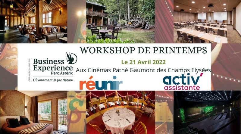 Bonjour à toutes et à tous!
Nous avons publié ce matin notre deuxième article dédié à un exposant qui sera présent à notre Grand Workshop de Printemps le 21 avril prochain! Découvrez la partie Business Experience du Parc Astérix! 🤩
#workshop #parcasterix 
activassistante.com/workshop-de-pr…