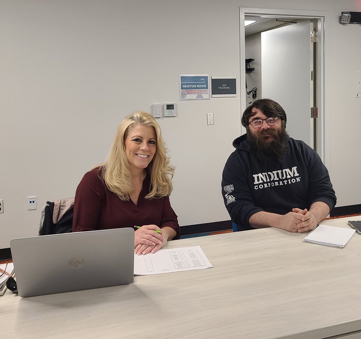 IndiumCorp's tweet photo. Thank you to everyone who attended our #JobFair in #RomeNY! We enjoyed meeting with you all and sharing the endless opportunities with Indium Corporation! If you missed your chance to attend the job fair, you can always find our open positions at https://t.co/g00CVKM7Rb https://t.co/cZqXRNUCQC