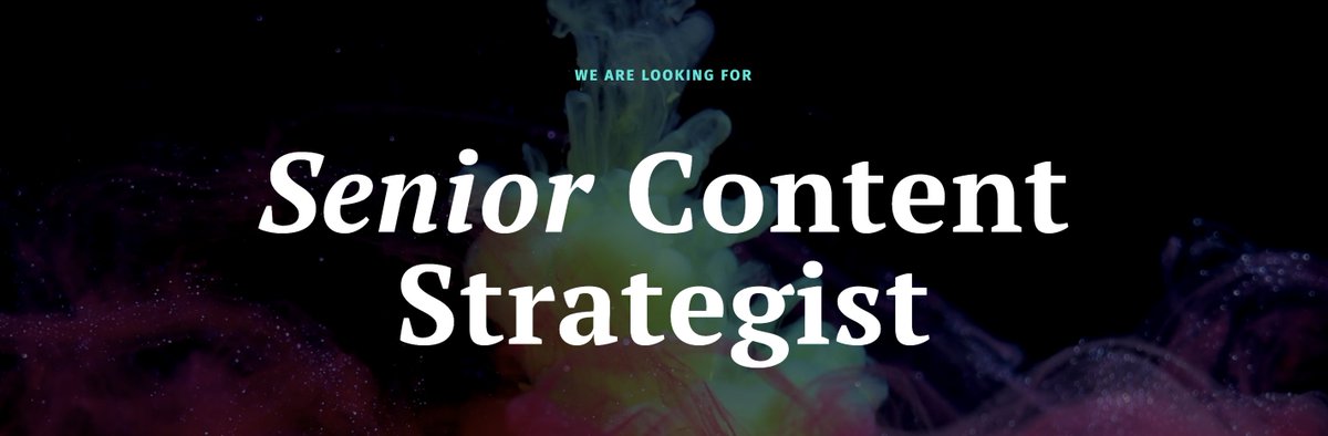Back home and still working for big brands? Apply now as a Senior Content Strategist (m/f/d) at Crispy Content®! #jobs #contentmarketing #contentstrategy #berlin  crsp.me/37YtYBn?