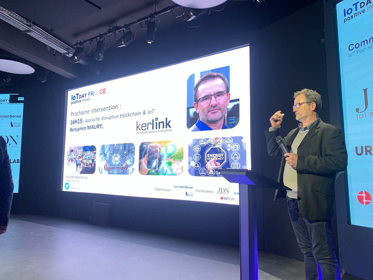 Tech IoT - Approche disruptive #blockchain &amp; IoT : Benjamin MAURY  <a href="/BenMauryIoT/">Benjamin Maury</a> <a href="/Kerlink_News/">Kerlink</a> #iot #iotday <a href="/france_iot/">IoT DAY FRANCE</a> kerlink.fr