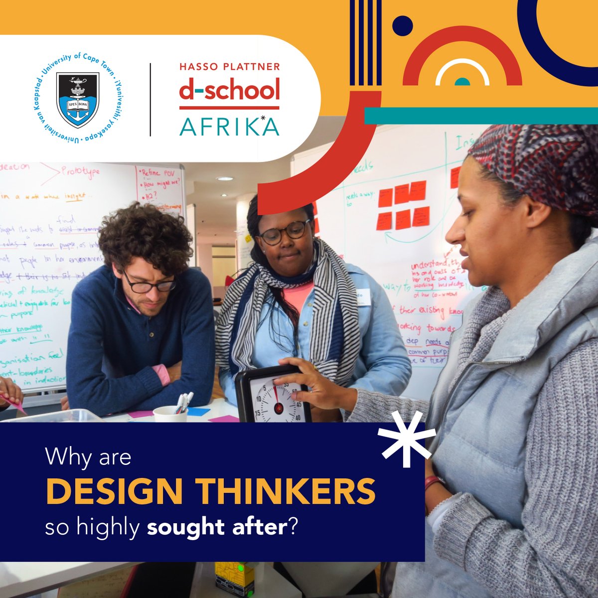 dschoolUCT's tweet photo. “Design-led thinkers can apply the tools and techniques needed to help solve ambiguous or complex challenges while coping with a high degree of uncertainty ," writes Richard Perez, founding director of the d-school Afrika on @mailandguardian: https://t.co/lFEW7NPIGp. https://t.co/InJineNNpq