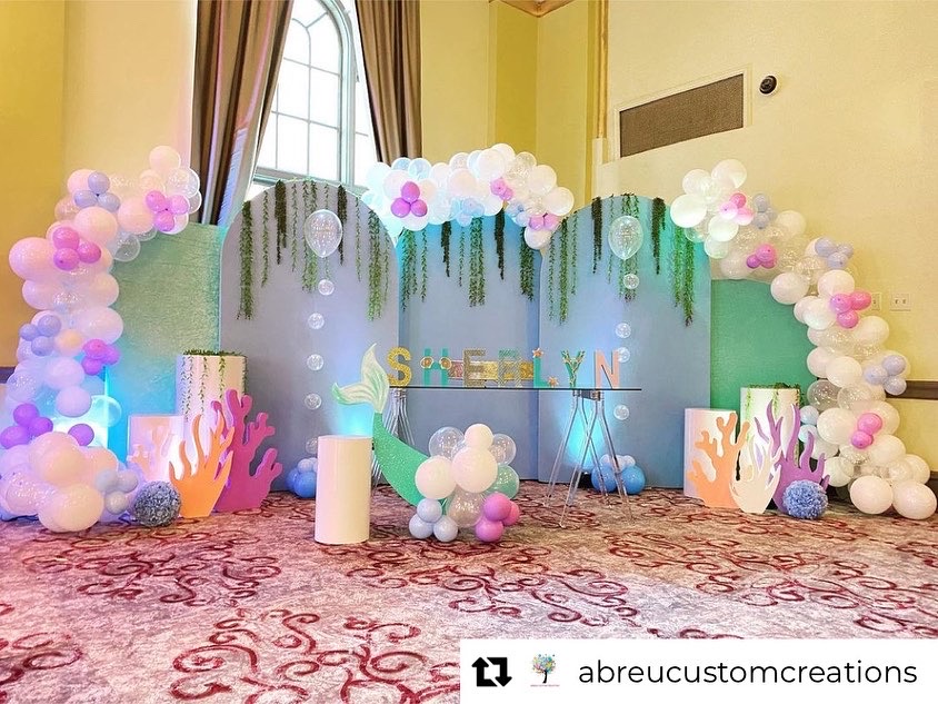 InsulationCorp's tweet photo. We’re going #underthesea this #FunWithFoam Friday! What a beautiful sweet sixteen party created by @abreucustomcreations! Can you spot the EPS? #epsfoam #partydecor https://t.co/xGBWjPozr0