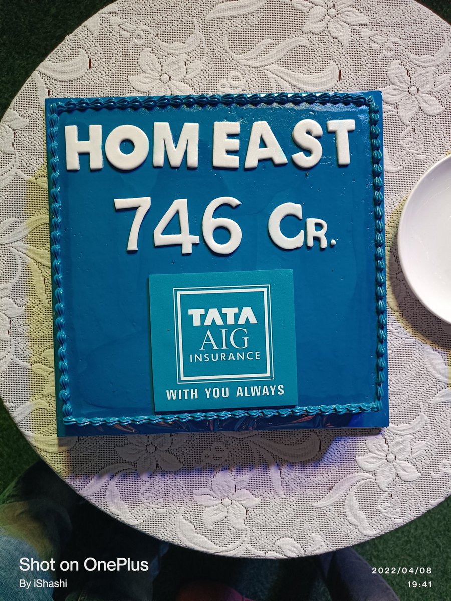 ShashiAansoo's tweet photo. Yes! We did It #746 Crore #HOMEAST #TataAIG https://t.co/LFSQBkq2pF
