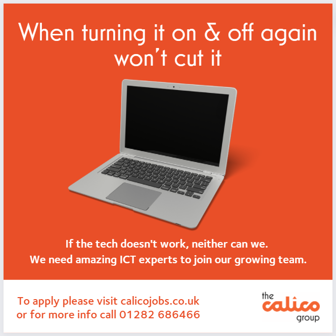 Calico_Group's tweet photo. We are looking for skilled ICT experts to join our Calico ICT team during a really exciting growth period for the group.

We have 5 newly created roles within the team, and we would love to hear from you!

Please head over to our jobs page for more info https://t.co/JMY2iZTPmr https://t.co/gUDyd04YeO