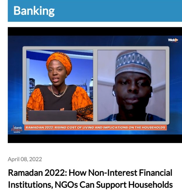 #Ramadan2022: 'How Non-Interest Financial Institutions, NGOs Can Support Households.' 
Watch here 👇 proshareng.com/webtvchannels/… 
#Ramadan #Nigeria  #Islamicfinanceweekly