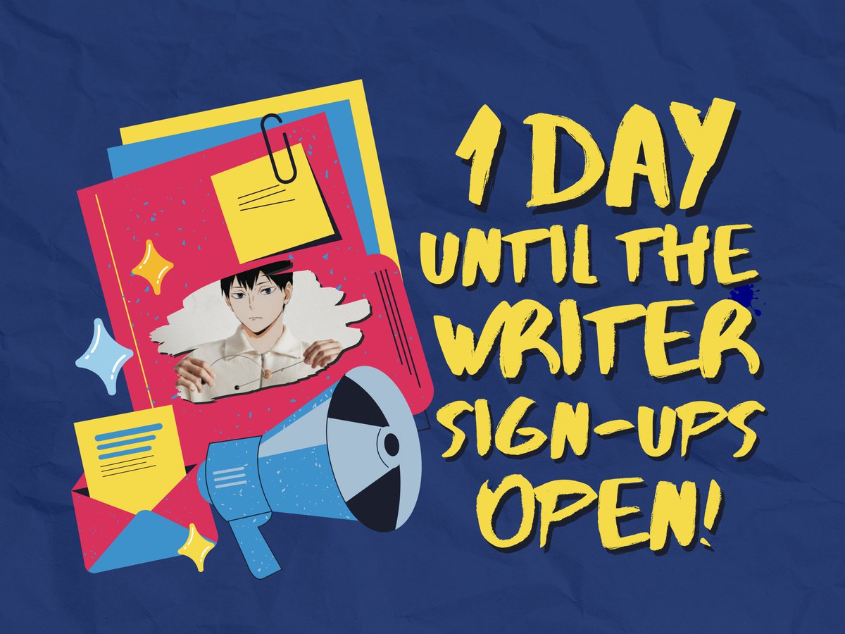 KageharemCollab's tweet photo. There is only one day left before the writers' sign-ups for #KageharemCollabπ₯π« open. Which ship are you most excited to see? Do you have any KageShip headcanons you wish to share? Do you have anyone you want to see be a part of this collab? Comment your thoughts down below. https://t.co/B2S6aWgcv2