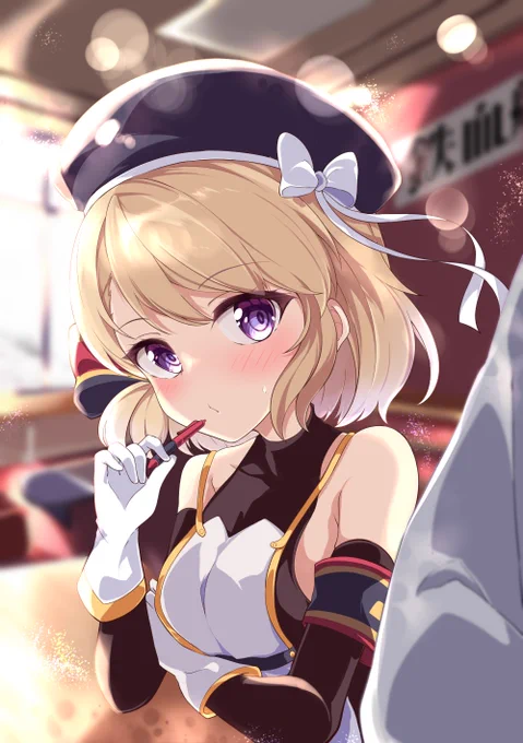 テレてるの?赤面女子を描いたイラスト特集 | pixivision https://t.co/plTtM0h819 
赤面女子特集にこの前描いた絵を載せていただけました✌️✌️ 