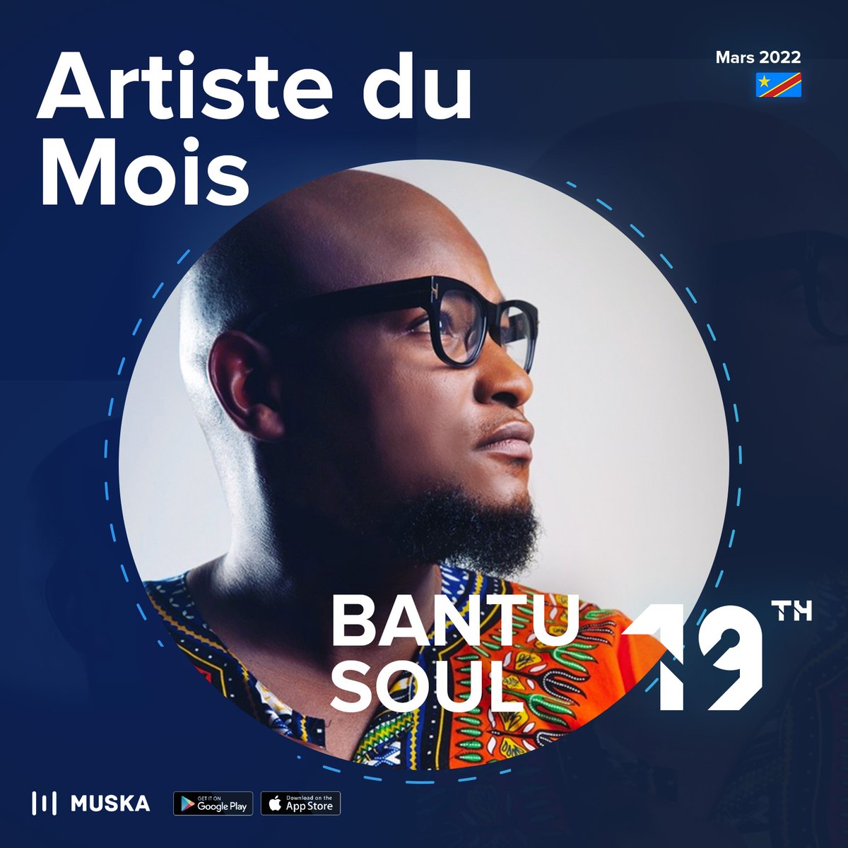 muskaapp's tweet photo. Muska RDC🇨🇩
Découvrez le classement du top 20 Muska du mois de mars 2022!!!
Le groupe 🇿🇦 , @bantusoulmusic occupe la 19e place de ce classement du mois🏅🎧
Téléchargez l'App Muska 👉 https://t.co/y2kj9pKbJx📲
#muska #RDC #classement #muskatop20 #mars22 https://t.co/OAsKzkJBrP
