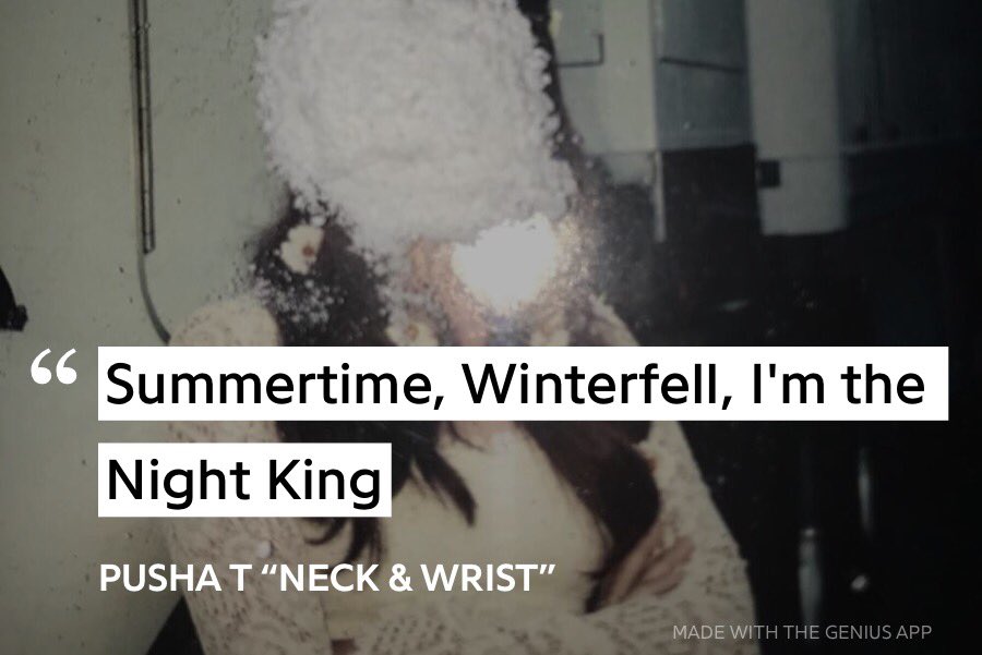 KingWow's tweet photo. Pusha T just different. https://t.co/XBNsEqFcjG
