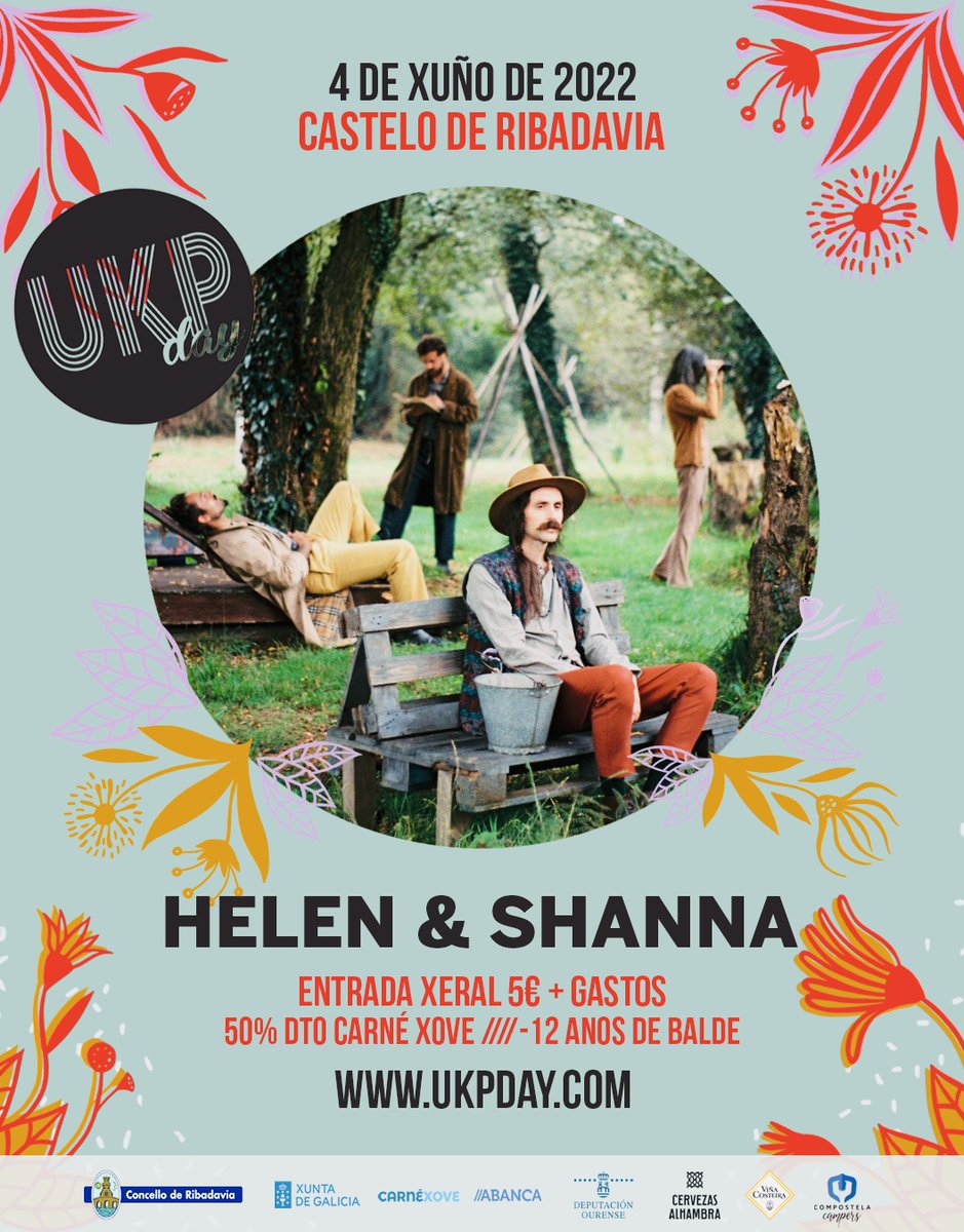 🥁HELEN &amp; SHANNA // 4 DE XUÑO // FESTIVAL UKP DAY // RIBADAVIA

🎟ENTRADAS: woutick.es/.../entradas-u…

#ukpday #festival #ukelele #ribadavia #xuño #ribeiro #castelo #momentosalhambra #carnéxove