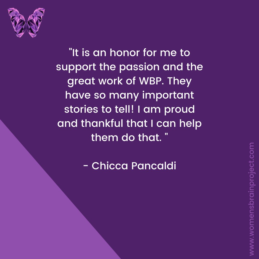 womensbrainpro's tweet photo. We are so thankful to @ChiccaPancaldi, co-founder of @SuisseVague and member of WBP for creating a really extraordinary video, capturing the story of our cause ambassador Sofia Petersson: https://t.co/298dNfZGT0 https://t.co/mFaD2PepCo