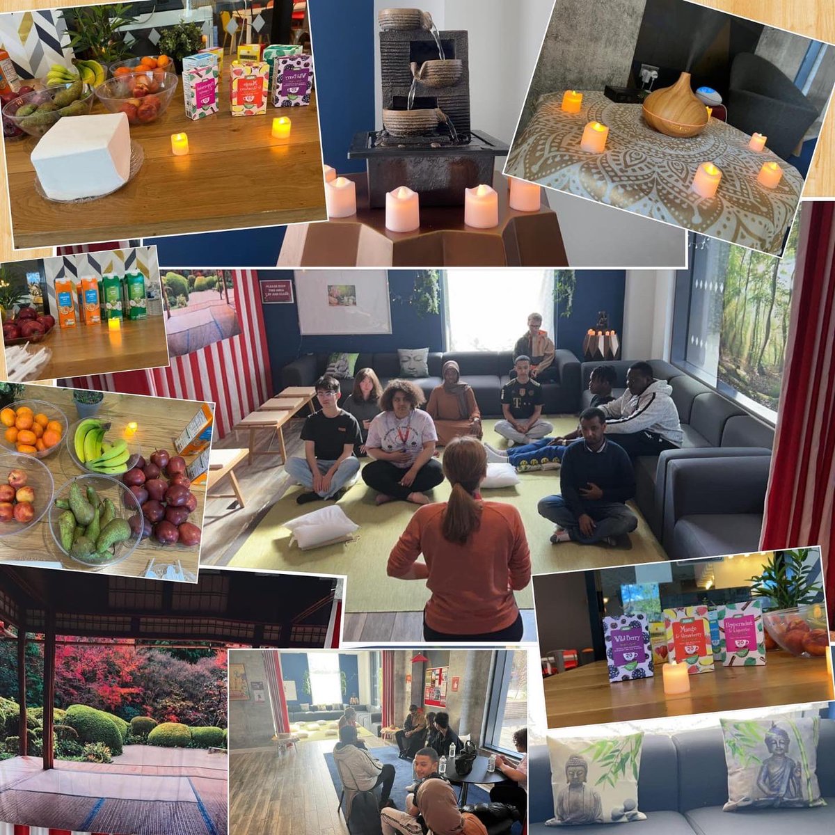 FeldaGrand's tweet photo. We would like to thank all of you Grandfeldian’s who attended yesterday’s meditation event. We hope you enjoyed it half as much as we enjoyed hosting it for you. Swipe left to see how the occasion unravelled🤗🧘‍♀️📿 https://t.co/FPmjYj4r7s