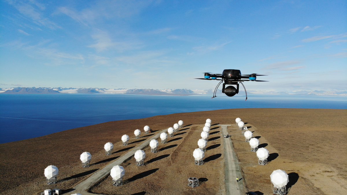 QuadSat's tweet photo. Thanks @ElectronicsNews for including us in your Picture of the Day feature. This image was taken during an antenna validation campaign as part of our ongoing work with LEO satellite operator, @OneWeb. https://t.co/y2p8G2Zae8
#OneWeb #Picoftheday #Quadsat #Dronetech #Spacenews https://t.co/lAwlRNqHE0