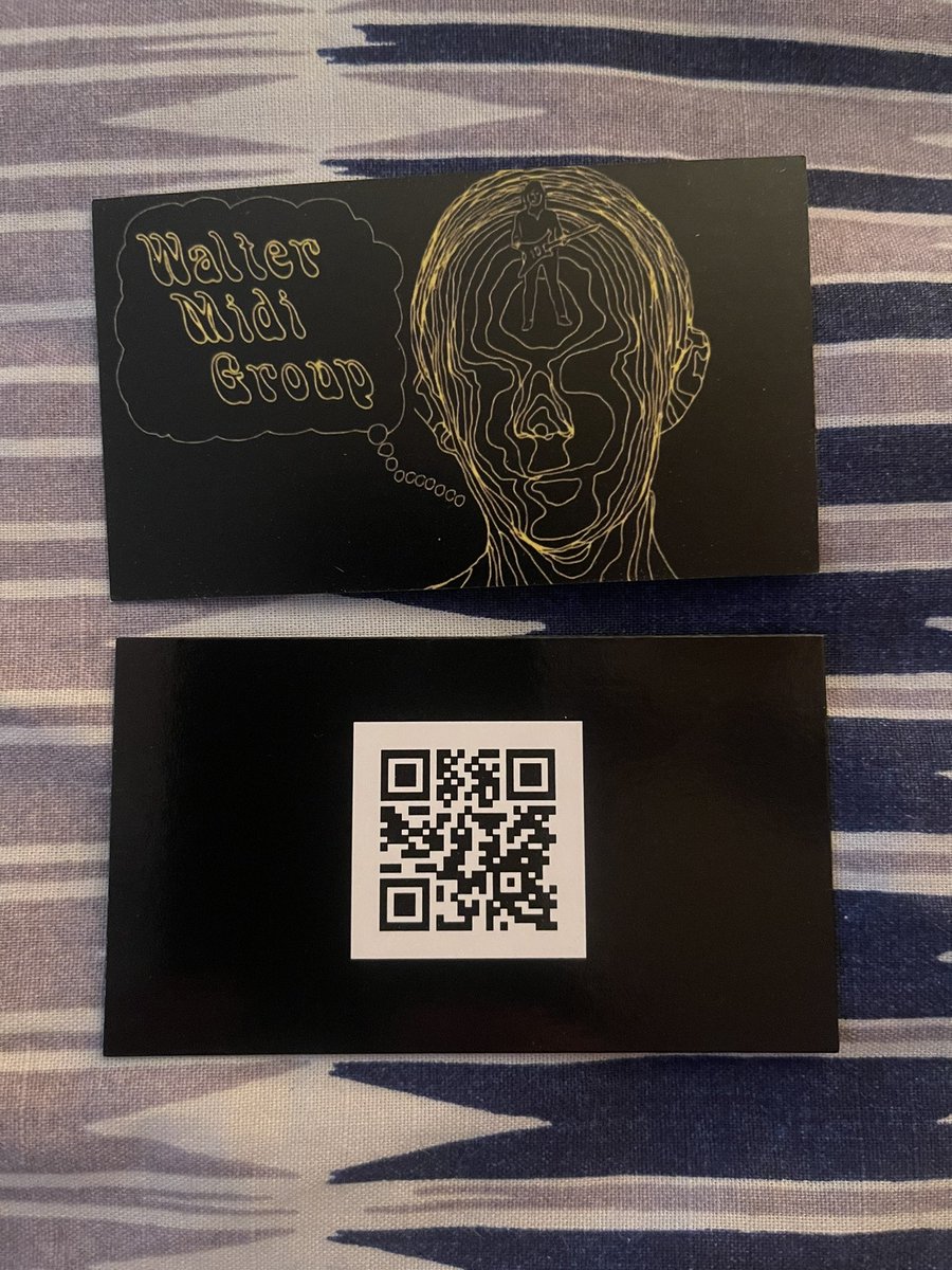 WalterMidiGroup's tweet photo. New Walter MIDI Group business cards. “What’s in your wallet?” https://t.co/xBXEwDBdrY