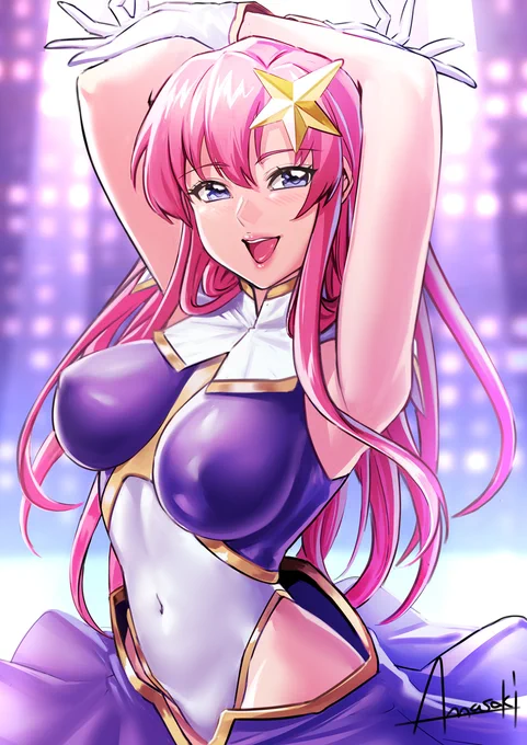かなり前に描いたミーア気に入ってるからがっつり加筆した 