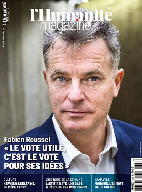 Communiste, je VOTE @Fabien_Roussel !
#Roussel2022 
#LesJoursHeureux
#PCF 
#Presidentielle2022