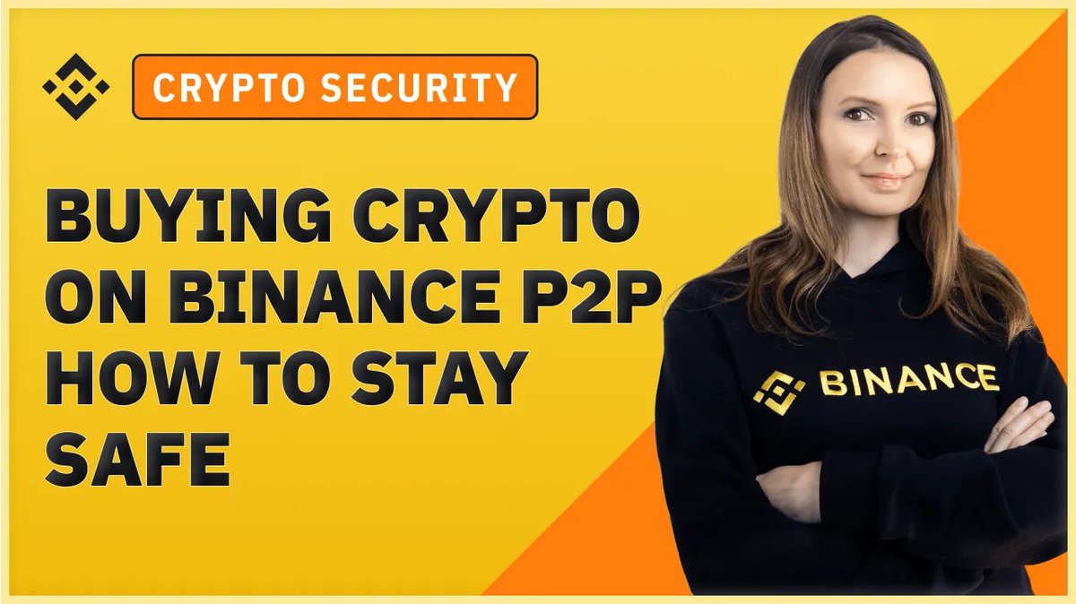 #Binance P2P is a platform that allows you to trade crypto directly with other users on your own terms.

Watch this video on how to safely buy crypto on #Binance P2P!

➡️ youtube.com/watch?v=XZ4aio…