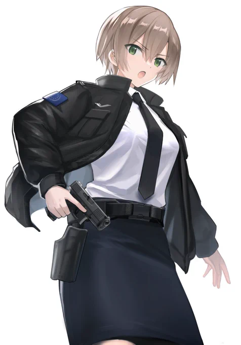 #自分が何度も投稿してしまう画像
うちのオリヴィアさんとGLOCK19です 