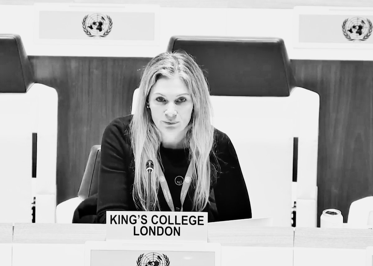 KCL_CSSS's tweet photo. The statement was delivered by @FilippaLentzos to the #BWCPrepCom on Monday 4 April 2022 https://t.co/a1S6lz7ieu