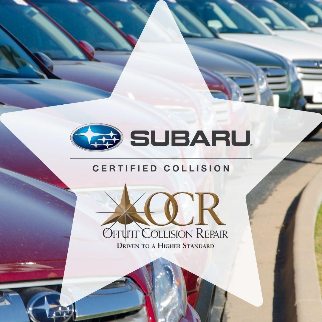 OffuttCollision's tweet photo. Did you know that we are a Subaru Certified Collision Repair Shop? Bring your subaru in and let us give you a FREE Estimate on it today! #OffuttCollisionRepair #LocallyOwned #SubaruCertified #CertifiedCollision #Bodyshop #BellevueNebraska #Subaru https://t.co/Ddn54E52Qk