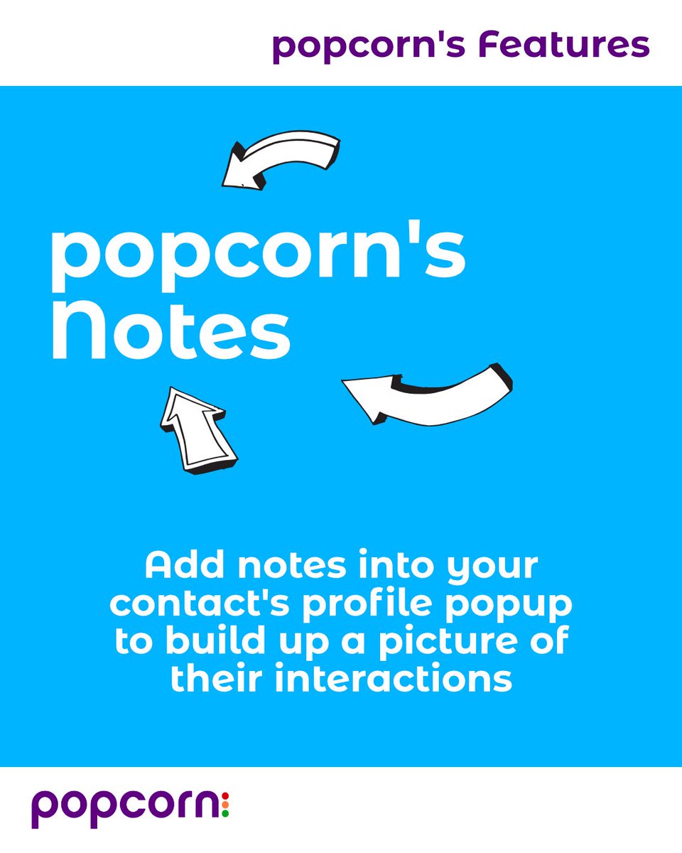 Popcorn_CRM's tweet photo. Adding a note in popcorn is simple, centralโand quick. You can see how our note tool holds up to HubSpotโs by watching our real-time comparison here: https://t.co/1hLNgOuPHJ
#popcornCRM #salesandmarketing #salesnotes #salesprospecting #smallbusiness #leadmanagement #prospecting https://t.co/6JhZCAWzmY