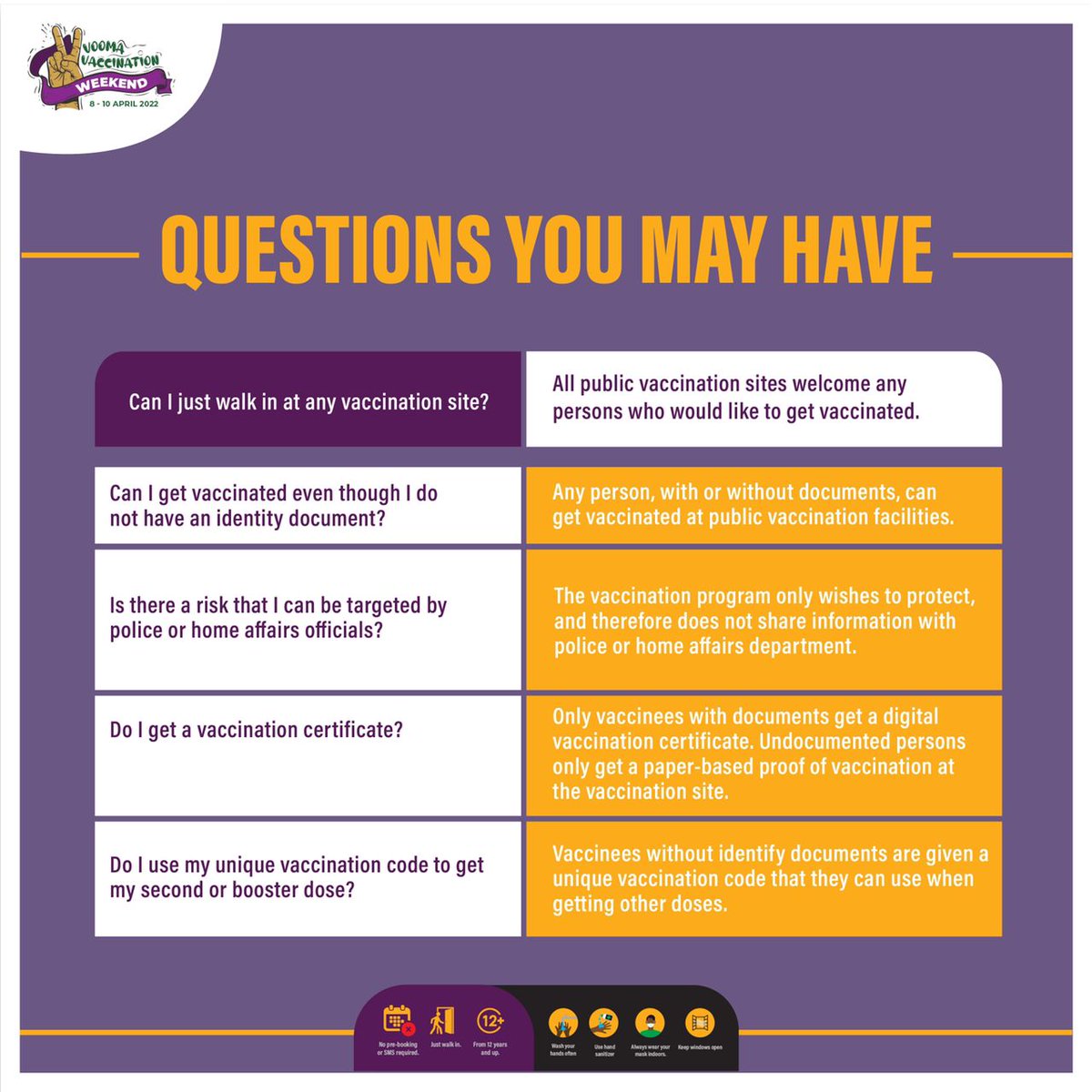 GovernmentZA's tweet photo. Get vaccinated against COVID-19 and encourage others to do so as well #ichoosevaccination #vaccinatetosavesouthafrica #VaccineRolloutSA. #VaccineRolloutSA #COVID19 #VoomaWeekEnd https://t.co/JKw6vM5KMR https://t.co/3Q4gD3jm8n