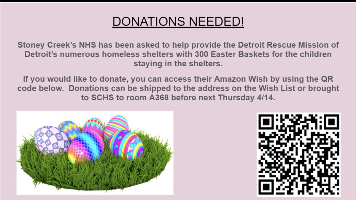 The donations are rolling in but we still need a lot more to get to our goal!  Check out our list to donate TODAY!  amazon.com/hz/wishlist/ls…. <a href="/WeAreSCHS/">Stoney Creek High School</a> <a href="/CalebWProject/">Caleb White</a>