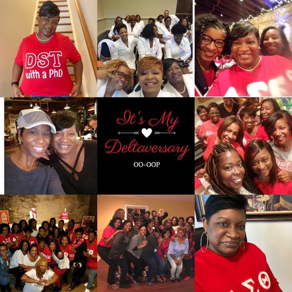 DrCharmaineTroy's tweet photo. Today is my 5th DELTAVERSARY!!!🔺❤️ I am forever grateful to have become a member of our illustrious sorority!! Happy Deltaversary to my wonderful line sisters!! OOOOO-OOP!! #GCACMade #OhToBeADeltaGirl #Spr2017 #quadsquad #4QuietStorm #40TONR #FewAreChosen #5Years #alifetimetogo https://t.co/67TGZyfoZh