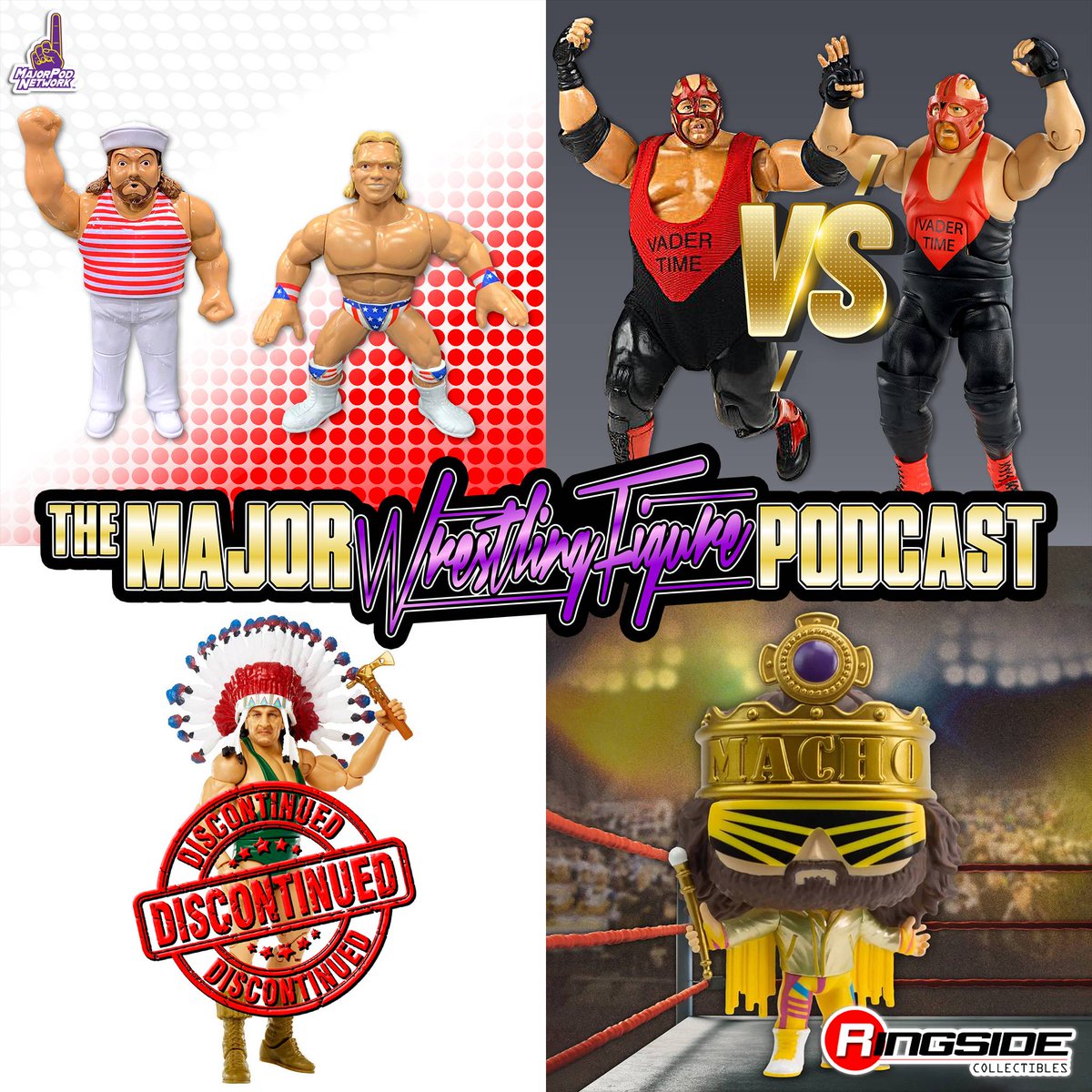 MajorWFPod's tweet photo. DOWNLOAD THE LATEST EPISODE OF @MajorWFPod! @MajorPodNetwork

@Myers_Wrestling, @MarkSterlingEsq, &amp; @TheMattCardona discuss new @Mattel reveals, figures in the same attire, Chief Jay Strongbow discontinued, @OriginalFunko Macho King, &amp; more!

RT TO ENTER TO WIN @RingsideC PRIZE! https://t.co/vMnGyehiV8