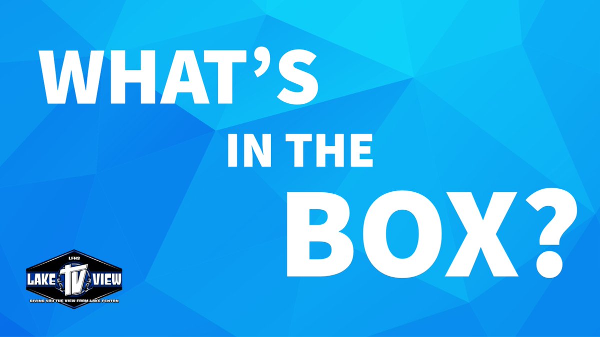 lakeviewtv's tweet photo. In today's Friday Feature, we bring students into our studio to see if they can guess the strange object they're touching in the box! But it's not without the premiere of our all new feature intro! Check it out: https://t.co/LjGVyg4dRy https://t.co/ux3w2nBKxA