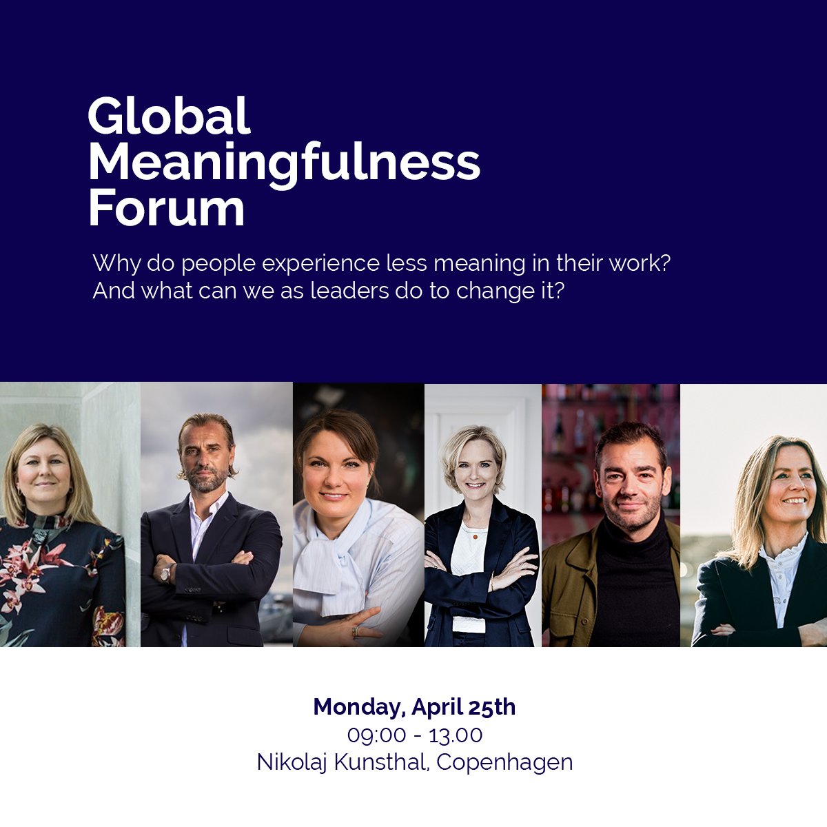 MortenAlbaek's tweet photo. 25. april kl. 9-13 afholder vi første Global Meaningfulness Forum i @VoluntasGroup og fremlægger essensen fra vores filosofiske laboratorie i selskab med forrygende speakere fra @Novozymes, @saxobank, REKOM Group A/S og FuelBox A/S. Tilmelding sker her: https://t.co/vwuTC2ISSz https://t.co/G0JCKoyrCu