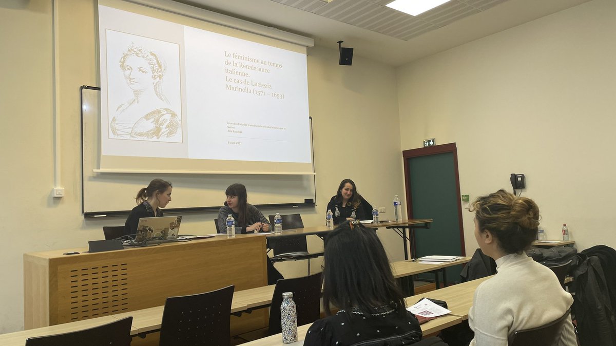 Journée d’étude transdisciplinaire des masters sur le genre à la Maison de la Recherche. Organisée par  <a href="/kenza_benab_/">Kenza Benabdelouhab</a>  , <a href="/vjulliar/">Virginie Julliard</a> et Florian Alix ✨