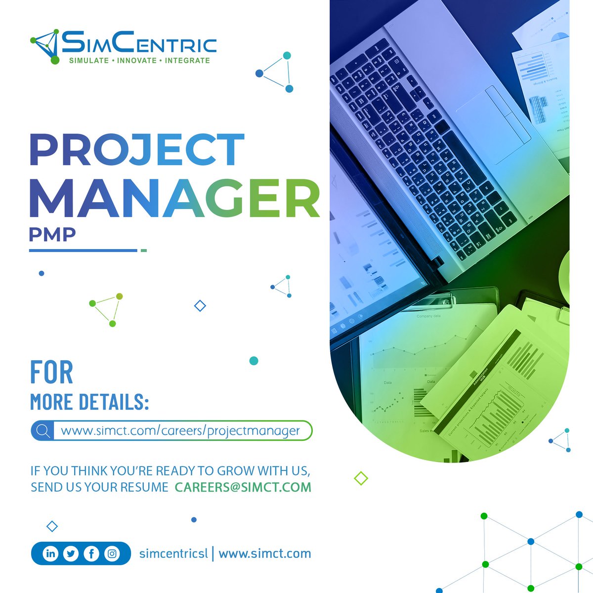 simcentricsl's tweet photo. Your Future Begins Here!
We are looking for a motivated, experienced & challenging individual to join our exceptional team as a Project Manager (PMP) - Come Join With Us!
For more details – https://t.co/acBRuhRjiZ
#simcentricsl #simcareers #ITCareers #projectmanager https://t.co/0pX3y8l4da