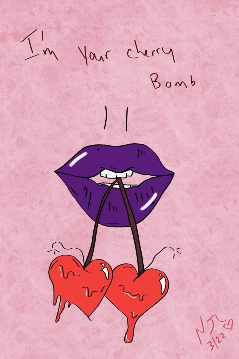 prinncessmorgue's tweet photo. I’m your cherry bomb 🍒💣

#cherry #procreate #digitalart https://t.co/wDHM2OAnaz