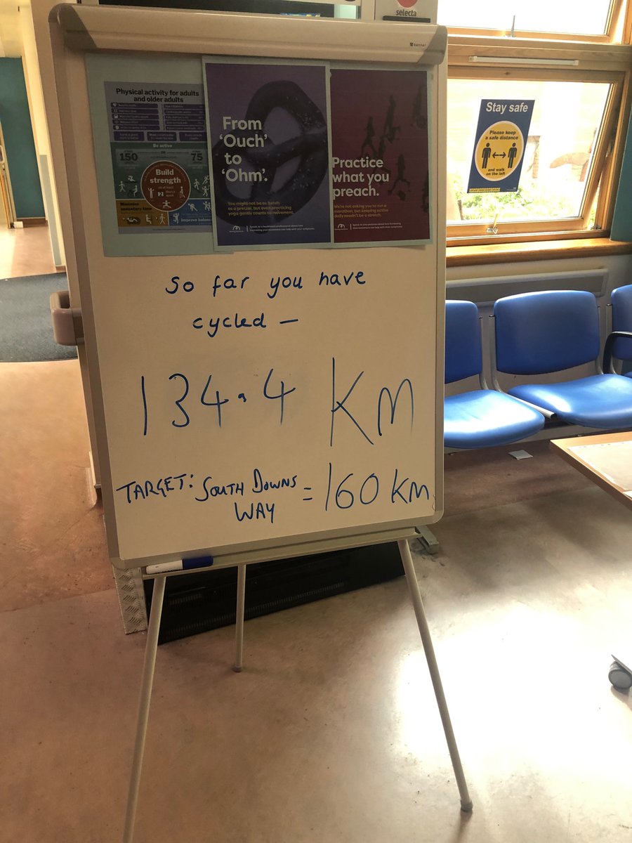 drlhodgson's tweet photo. Not far off covering the South Downs Way already! #mobilityathon @UHSussex https://t.co/CO0SA4sMFv