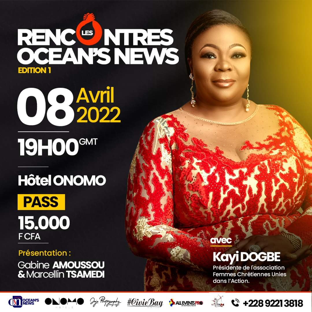 Elle a marqué plus d'un ces dernières années au #Togo, son  engagement et son amour pour la jeunesse 🇹🇬 sont vraiment remarquables. Ce soir nous allons découvrir encore plus la personnalité d'impact qu'est la grande dame <a href="/KayiDogbe/">Dr. Kayi Dogbe</a>.☺️ Cc <a href="/oceans_news/">Ocean's News</a>
#TgTwittos #Togo #heforshe