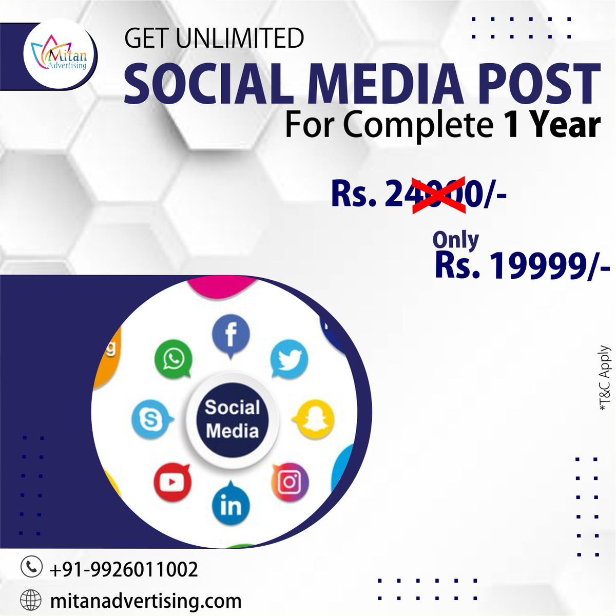 mitan_advertis's tweet photo. Get unlimited social media post for complete 1 year.
#only 19999₹ https://t.co/q4GYgmzGMe