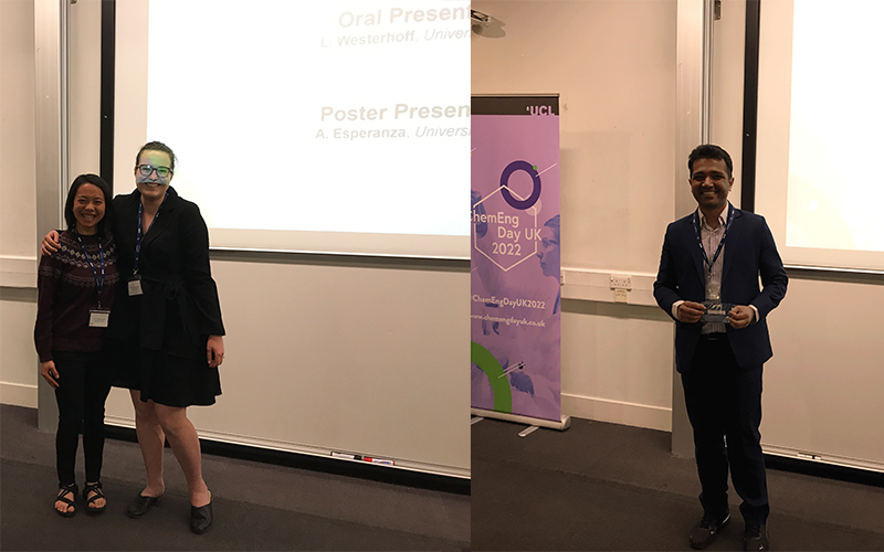 uclchemeng's tweet photo. Congratulations to all our #ChemEngDayUK2022 oral, posterflash and poster presentation winners @ucl @UCLEngineering @uclchemeng @UCLBiochemEng1 @IChemE #Awards #Winners #Research #ChemicalEnginering #BiochemicalEngineeringering 🎉🥳🏆 https://t.co/vFxUMwlQsA