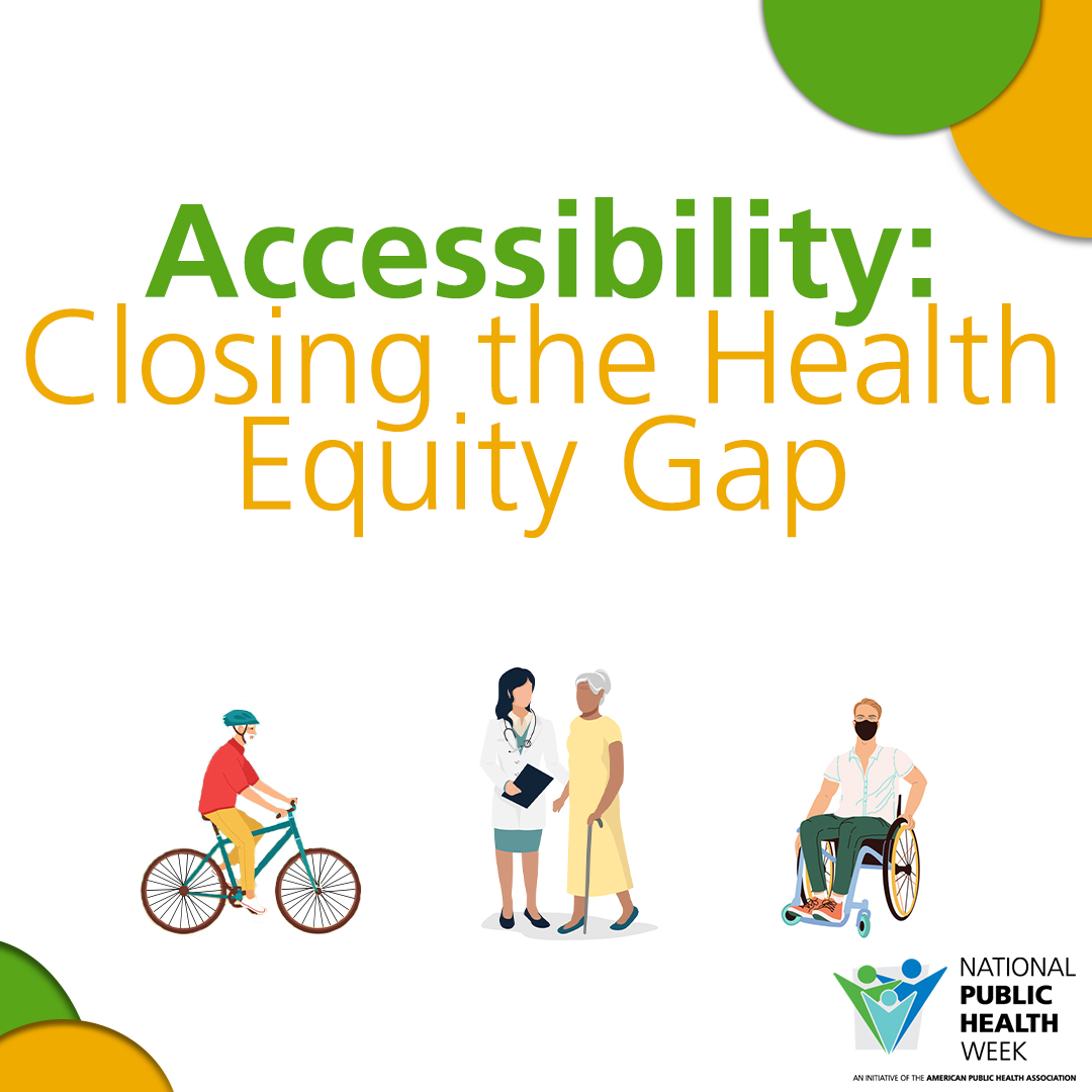 Friday's Theme - Accessibility: Closing the Health Equity Gap. Learn more about how we can work together to improve the health of people living with disabilities and other marginalized groups: nphw.org/Themes-and-Fac….
#NPHW #NPHW2022